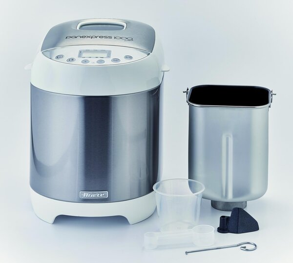 Ariete Macchina Pane Potenza 550 Watt Capacit 1000 gr 19 programmi - Pane Express 1000 Metal - 133