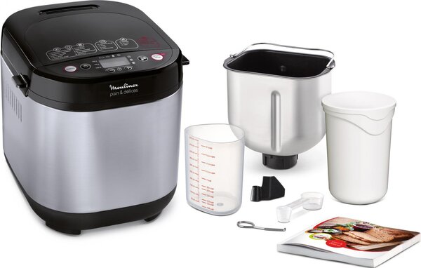 Moulinex Macchina Pane Potenza 650 Watt Capacit 1 Kg 17 Programmi Timer 3 livelli cottura - OW240E