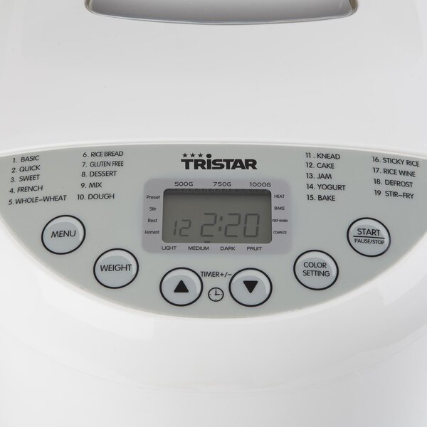 TRISTAR Macchina Per Pane 550W Fino a 1000G. - BM-4586