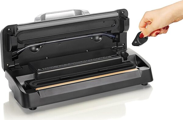 LAICA Macchina per Sottovuoto 0.7 bar Max 30 cm impostazioni variabili colore nero - VT3119