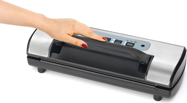LAICA Macchina per sottovuoto Automatica Lunghezza barra 30 cm Pressione 800 mbar colore Nero Inox - VT3217