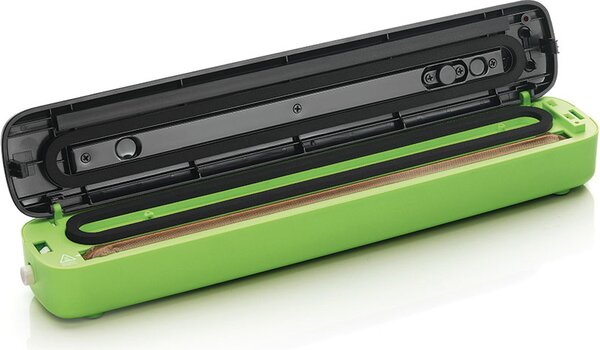LAICA Macchina per sottovuoto automatica Potenza 85 Watt Capacit di aspirazione 9 lt/min colore Nero Verde - 161307 PRO VT3104