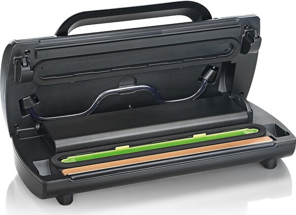 LAICA Macchina per sottovuoto Automatica Lunghezza barra 30 cm Pressione 800 mbar colore Nero Inox - VT3217