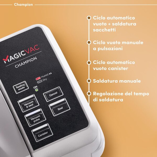 Magic Vac Macchina per sottovuoto Barra Saldante in Alluminio da 30 cm - Champion