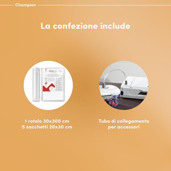 Magic Vac Macchina per sottovuoto Barra Saldante in Alluminio da 30 cm - Champion