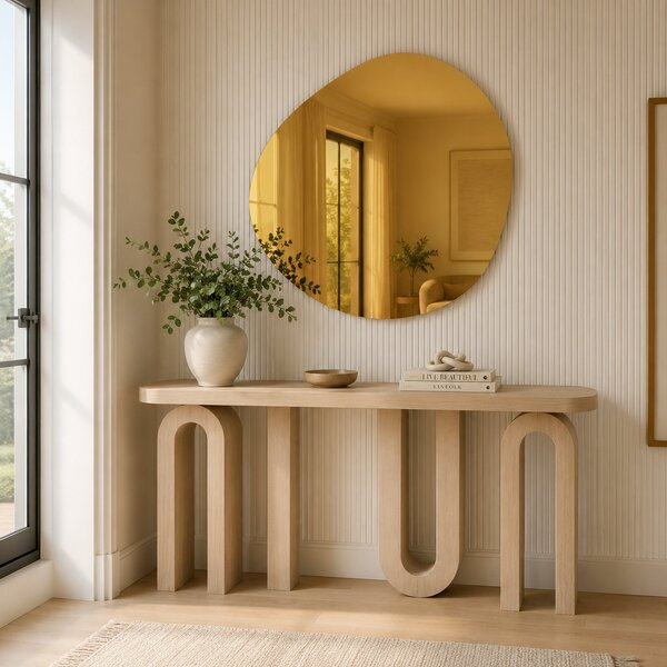 Specchio con finitura dorata – Pure Collection R50
