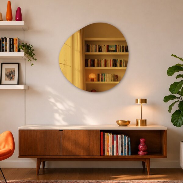 Specchio con finitura dorata – Pure Collection R50