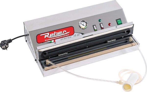 REBER Macchina Sottovuoto professionale Barra 43 cm capacit 40 lt/min Max -900mbar - 9716 NEL EcoPro 40