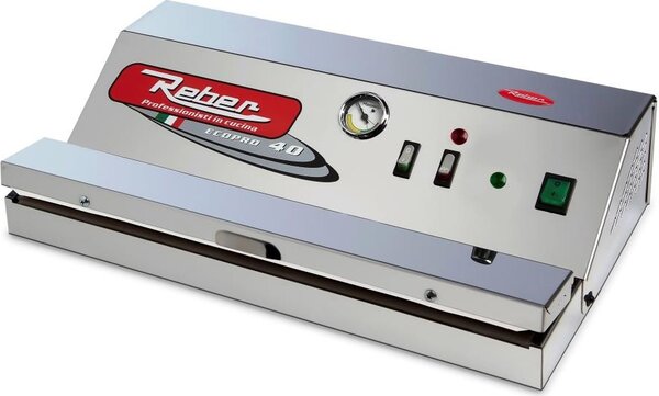 REBER Macchina Sottovuoto professionale Barra 43 cm capacit 40 lt/min Max -900mbar - 9716 NEL EcoPro 40