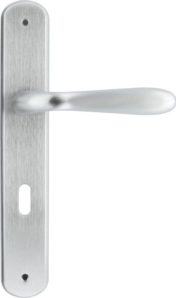 Forme Maniglia porta con Placca Q8/70 Materiale Lega colore Cromo Satinato - Goccia 8/70 C02