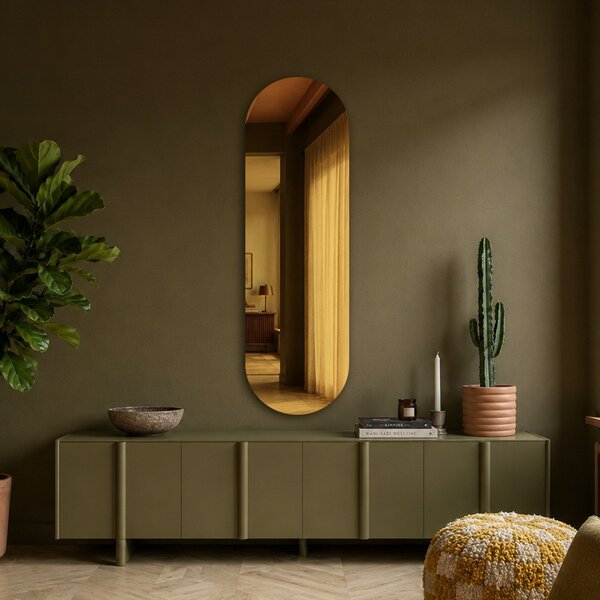 Specchio con finitura dorata – Pure Collection R58