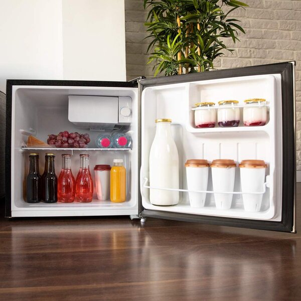 Cecotec Mini Frigo Bar Frigorifero Piccolo Capacit 46 Litri Classe energetica E colore Inox - 02311 GrandCooler 20000 SilentCompress