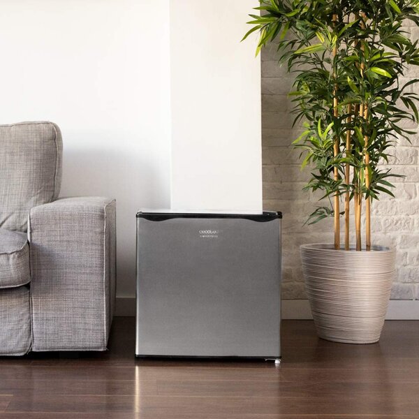 Cecotec Mini Frigo Bar Frigorifero Piccolo Capacit 46 Litri Classe energetica E colore Inox - 02311 GrandCooler 20000 SilentCompress
