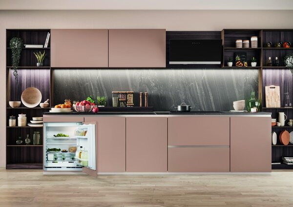 Hotpoint Ariston Mini Frigo da Incasso Sottopiano 144 Litri Classe E Raffreddamento Statico - HABUL011