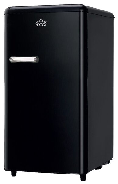 DCG Mini Frigo Frigobar 100 Litri con Congelatore colore Nero Retr Line - MF100B