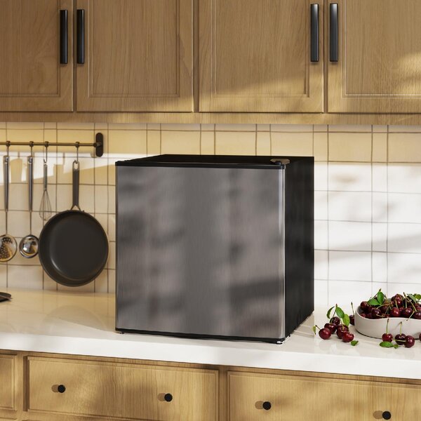 DecHome Mini Frigo Frigobar 46 Litri Classe E Raffreddamento Statico colore Argento