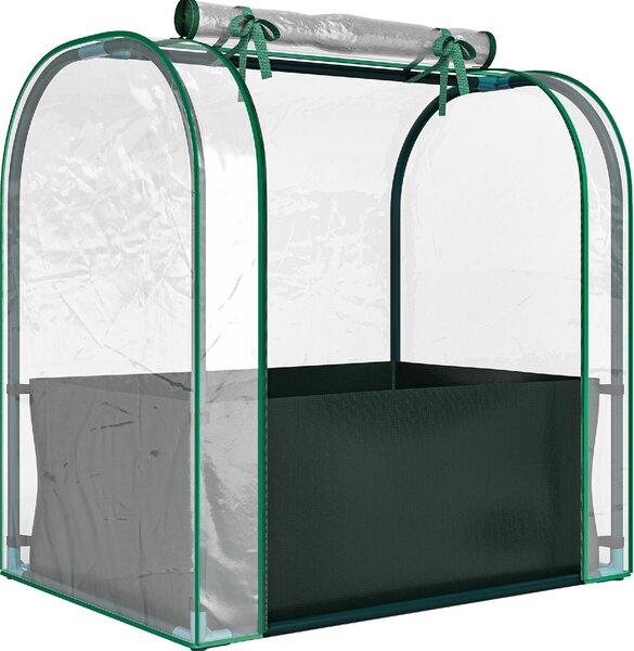 VivaGarden Mini Serra con Borsa per Coltivazione e Porta Avvolgibile 68x50x70 cm colore Verde Scuro