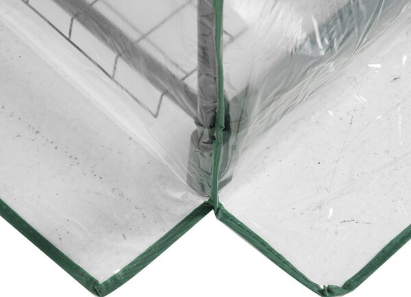 Brugel Mini Serra per Piante a 5 Ripiani in Acciaio con Copertura in PVC 69x49x193cm - 383V01845