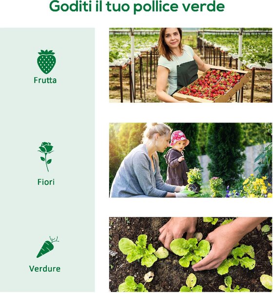 VivaGarden Mini Serra per Piante Impermeabile con 3 Ingressi Avvolgibili in Acciaio e PE 400x100x80 cm colore Verde - 1GNJ610