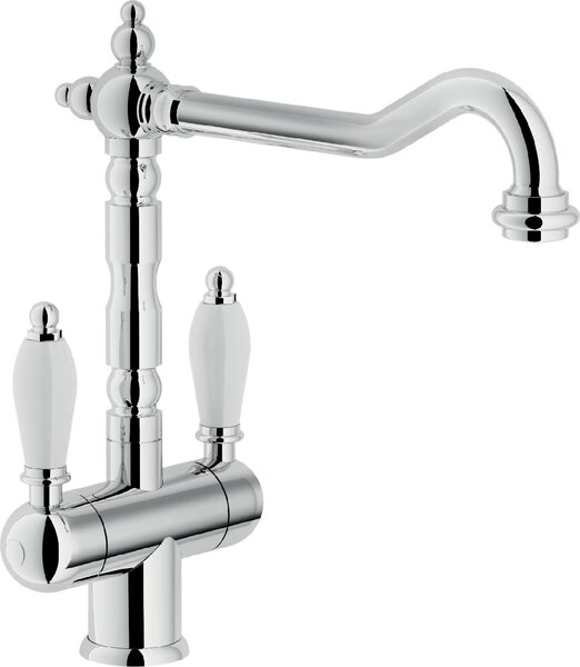 NOBILI Miscelatore Cucina Bicomando con Finitura Cromo lucido - AT18117CR