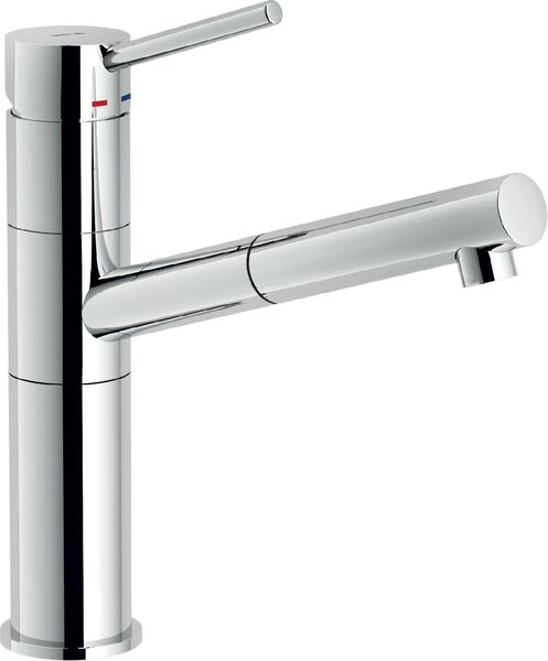 NOBILI Miscelatore Cucina con Doccetta Estraibile Monocomando con Finitura Cromo lucido - SN00717CR
