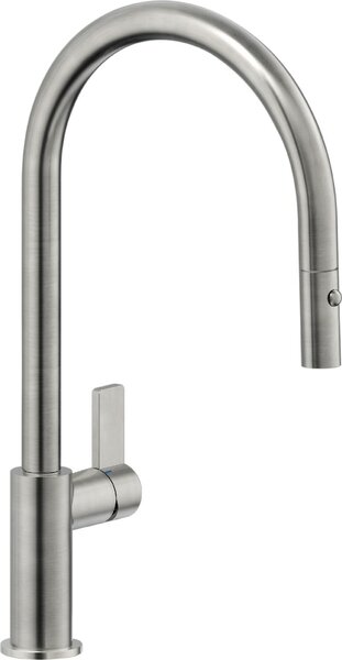 NOBILI Miscelatore Cucina con Doccetta Estraibile Monocomando con Finitura Inox 316L - FL96137IP