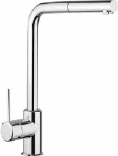 Argo Miscelatore Cucina con Doccetta Estraibile Rubinetto Monocomando colore Cromo - 2385 J India