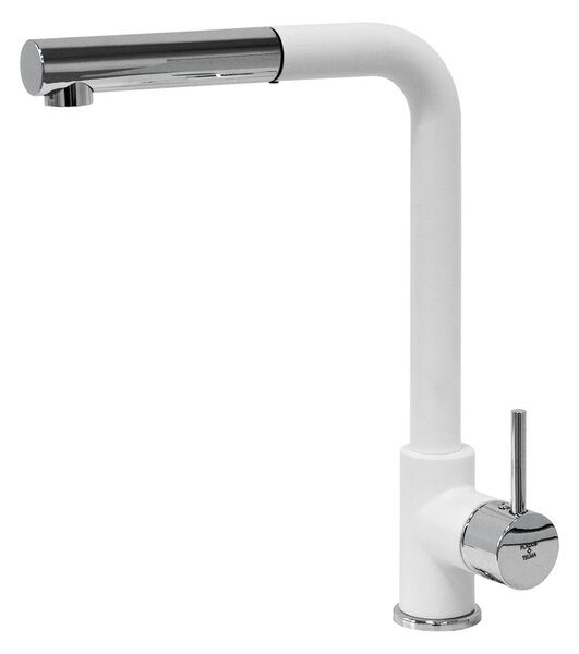 Plados Miscelatore Cucina con Doccetta Estraibile Rubinetto Monocomando colore Cromo e Argan NS N3 - VEMIXEXTL