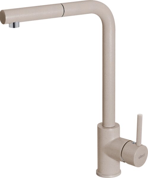 ELLECI Miscelatore Cucina con Doccetta estraibile Rubinetto Monocomando Lavello colore Avena G51 - MGKTRP51 Trail Plus