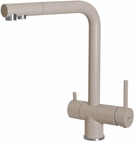ELLECI Miscelatore Cucina Filtrante Monocomando con Canna Girevole colore Avena - MGKTOU51 Tourmaline