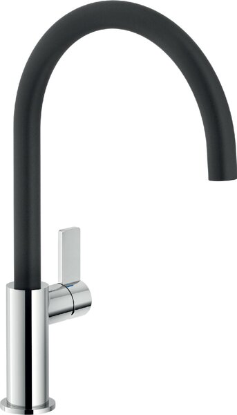 NOBILI Miscelatore Cucina Monocomando con Finitura Cromo lucido e Mora opaco - FL96113NC