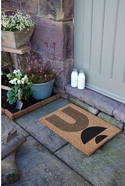 Zerbino in fibre di cocco 40x60 cm Half Moon – Artsy Doormats