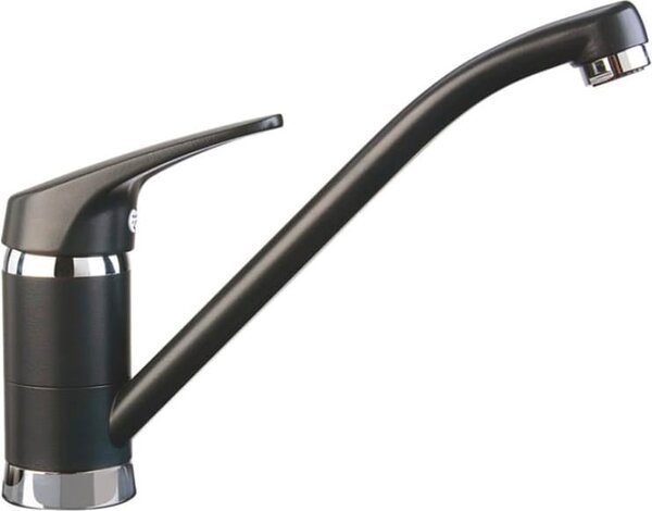 Plados Miscelatore Cucina Rubinetto Monocomando finitura Ultragranit colore Black Matt UG70 - PLUSMIX