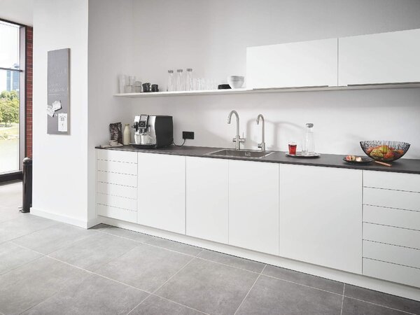 GROHE Miscelatore Cucina Rubinetto Monocomando con Sistema di Depurazione Acqua e Raffreddamento colore Cromo - 31302DC2 Blue Professional