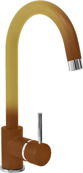 Plados Miscelatore Cucina Rubinetto Monocomando materiale Ultraquartz colore Terra di Francia UQ66 - PETRAMIX