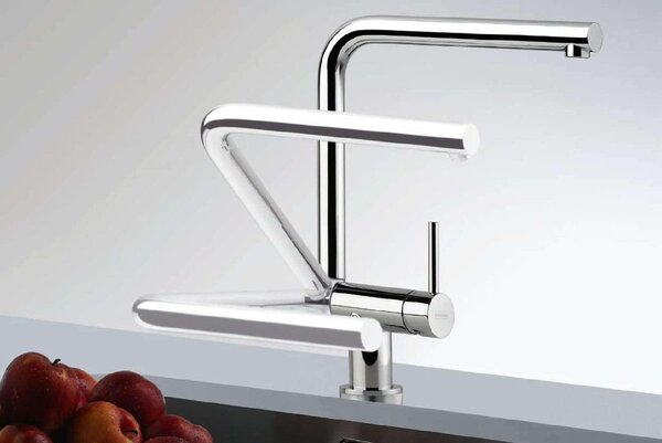 Franke Miscelatore Cucina Sottofinestra Rubinetto Monocomando colore Cromo - 115.0263.158 Neptune Style