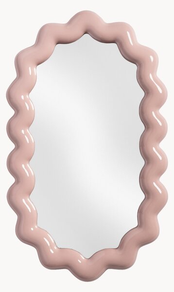 Specchio ovale da parete Zigzag