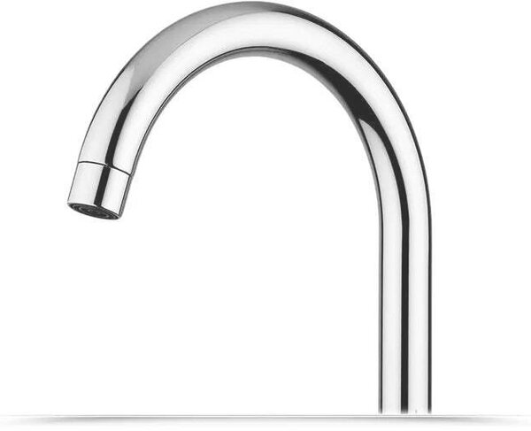 Brixo Miscelatore Lavabo Monocomando Rubinetto Bagno a Canna Alta colore Cromo - BRI251855 Atlantik 40
