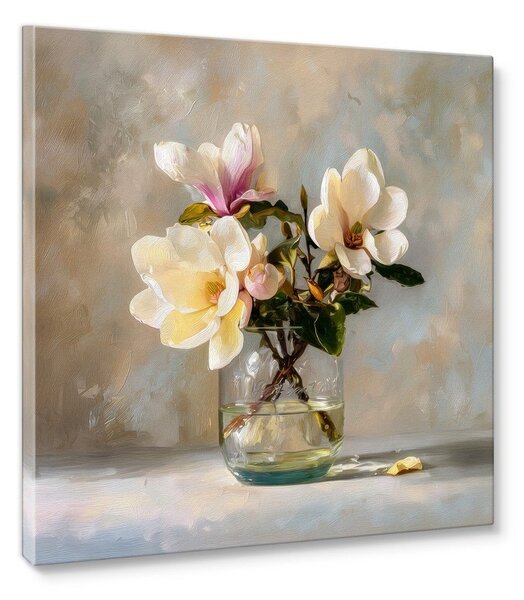 Dipinto stampato dipinto su tela 32x32 cm Magnolias – Styler
