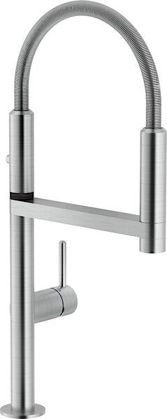 NOBILI Miscelatore Monocomando con canna girevole e Doccetta 50 cm Acciaio Inox - MV92300/50IX