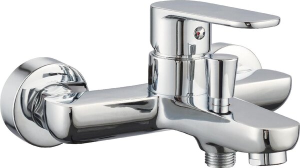DecHome Miscelatore Vasca da Bagno Rubinetto Monocomando colore Cromo - HPR-003 Aqua