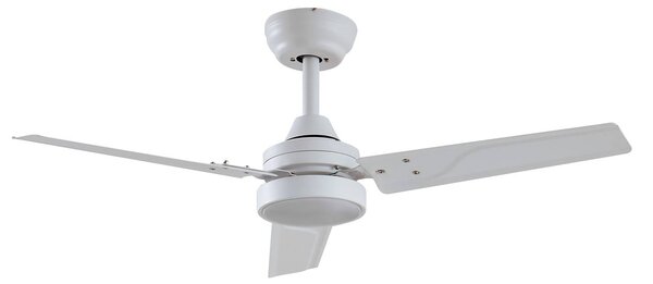 Ventilatore da soffitto LED Lindby Aerallo, bianco, CCT, silenzioso Aerallo, Bianco / Opale, Soggiorno / Sala da pranzo, Metallo, Moderno