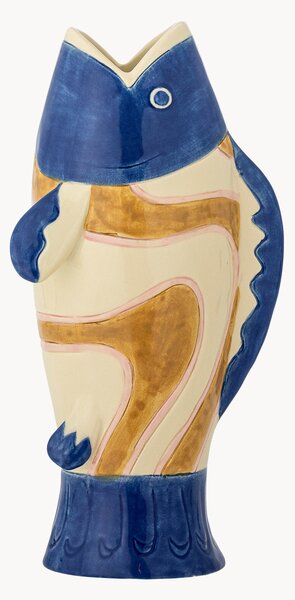 Vaso decorativo in gres dipinto a mano Irving, alt. 22 cm