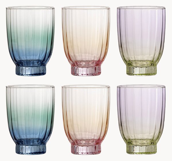 Set di 6 bicchieri Nicoline