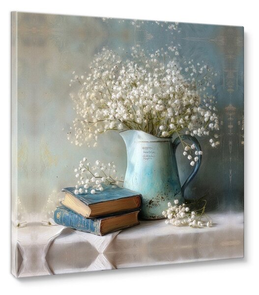Dipinto stampato dipinto su tela 32x32 cm Gypsophila – Styler