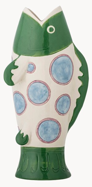 Vaso decorativo in gres dipinto a mano Irving, alt. 22 cm