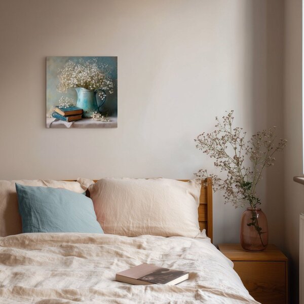 Dipinto stampato dipinto su tela 32x32 cm Gypsophila – Styler