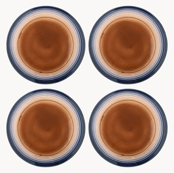 Set di 4 piatti piani Tatum