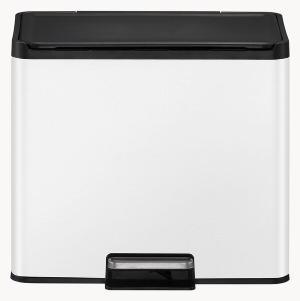 Pattumiera con pedale Essential 2, 15 + 15 L