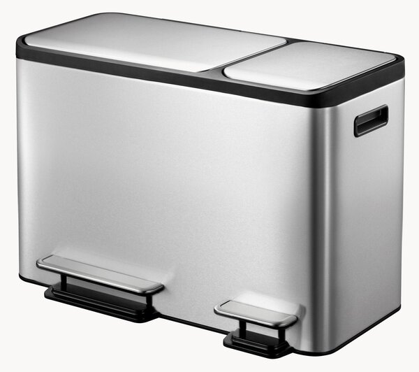 Pattumiera con pedale EcoCasa, 24 + 12 L